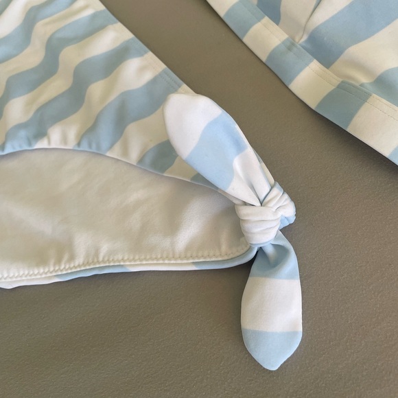 NWT Hollister Striped Bikini, Light Blue/White - Picture 6 of 6